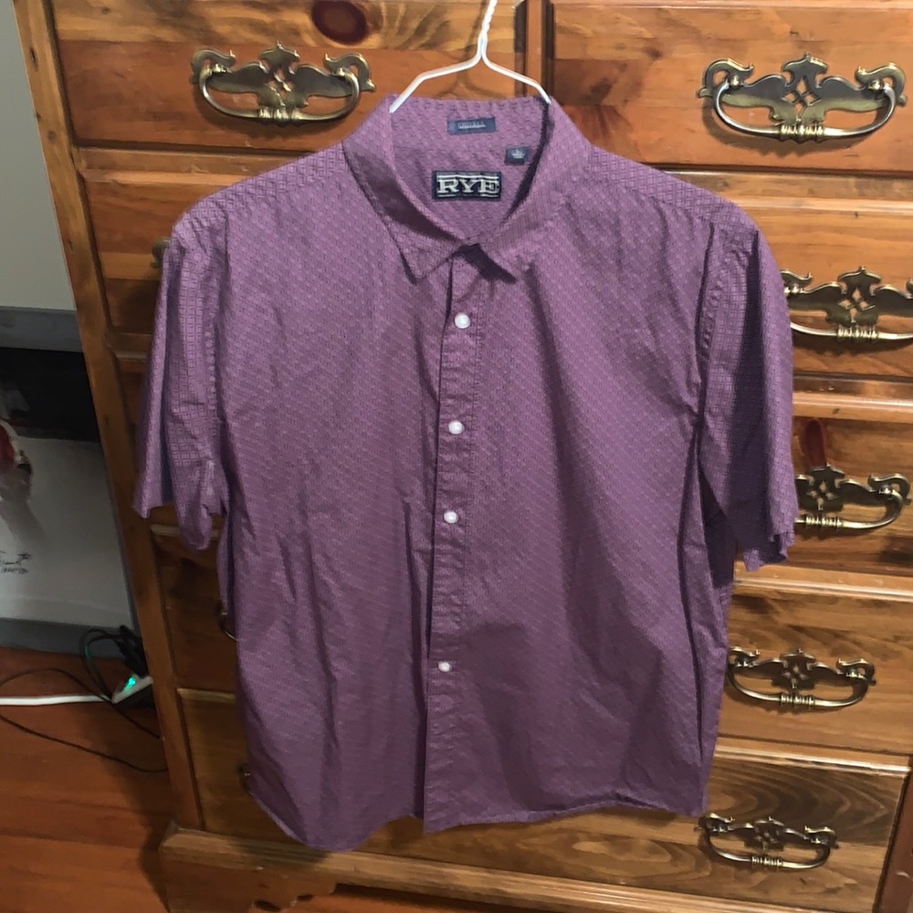 Men’s Hawker Rye short sleeve button down